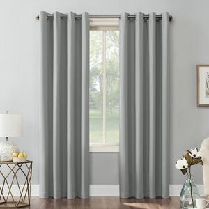 Sun Zero Nolan Energy Efficient Blackout Grommet PAIR Curtain Panel 54x63